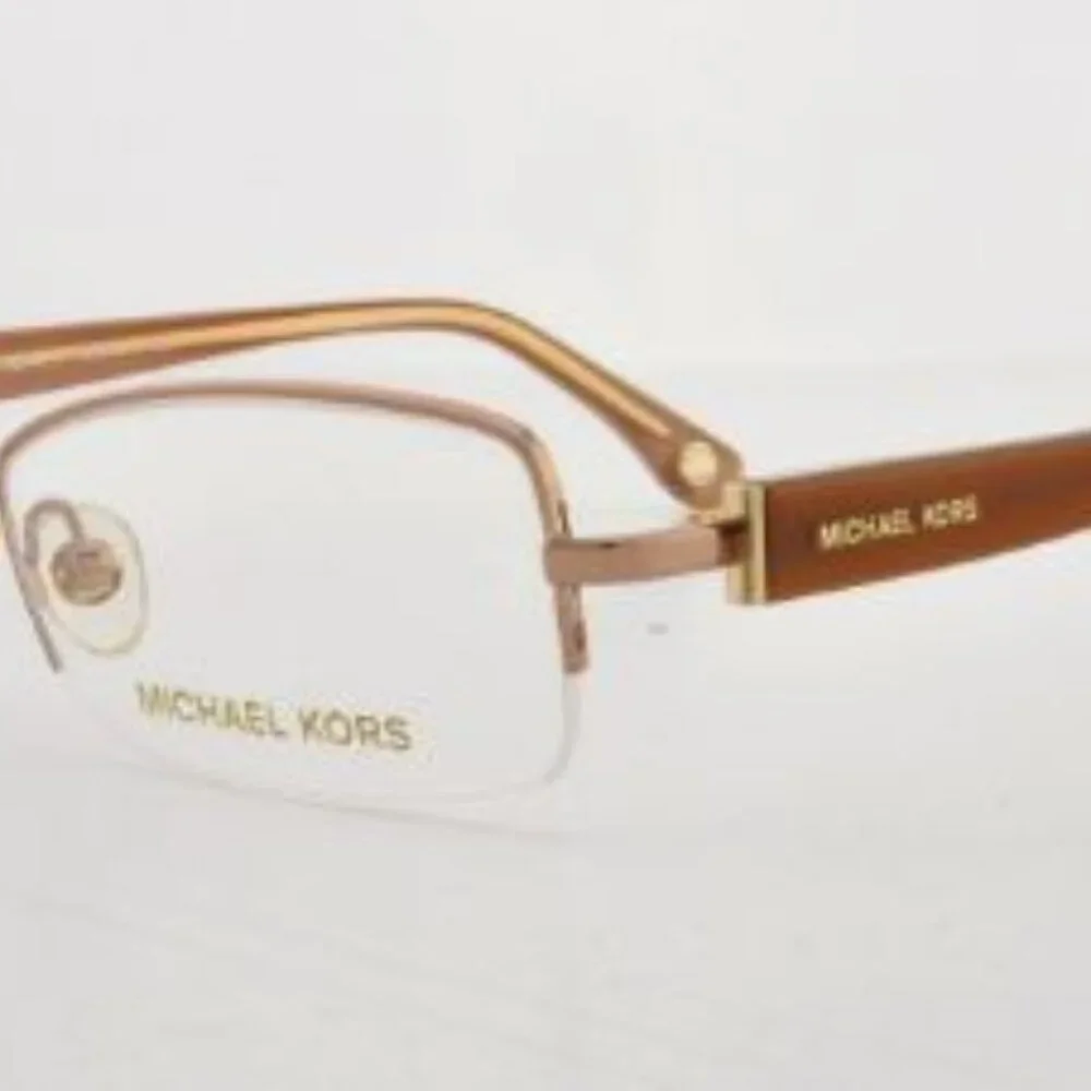 Michael Kors Glasses Frame MK312 210 SemiRimless Metal Gold Men Women Glasses